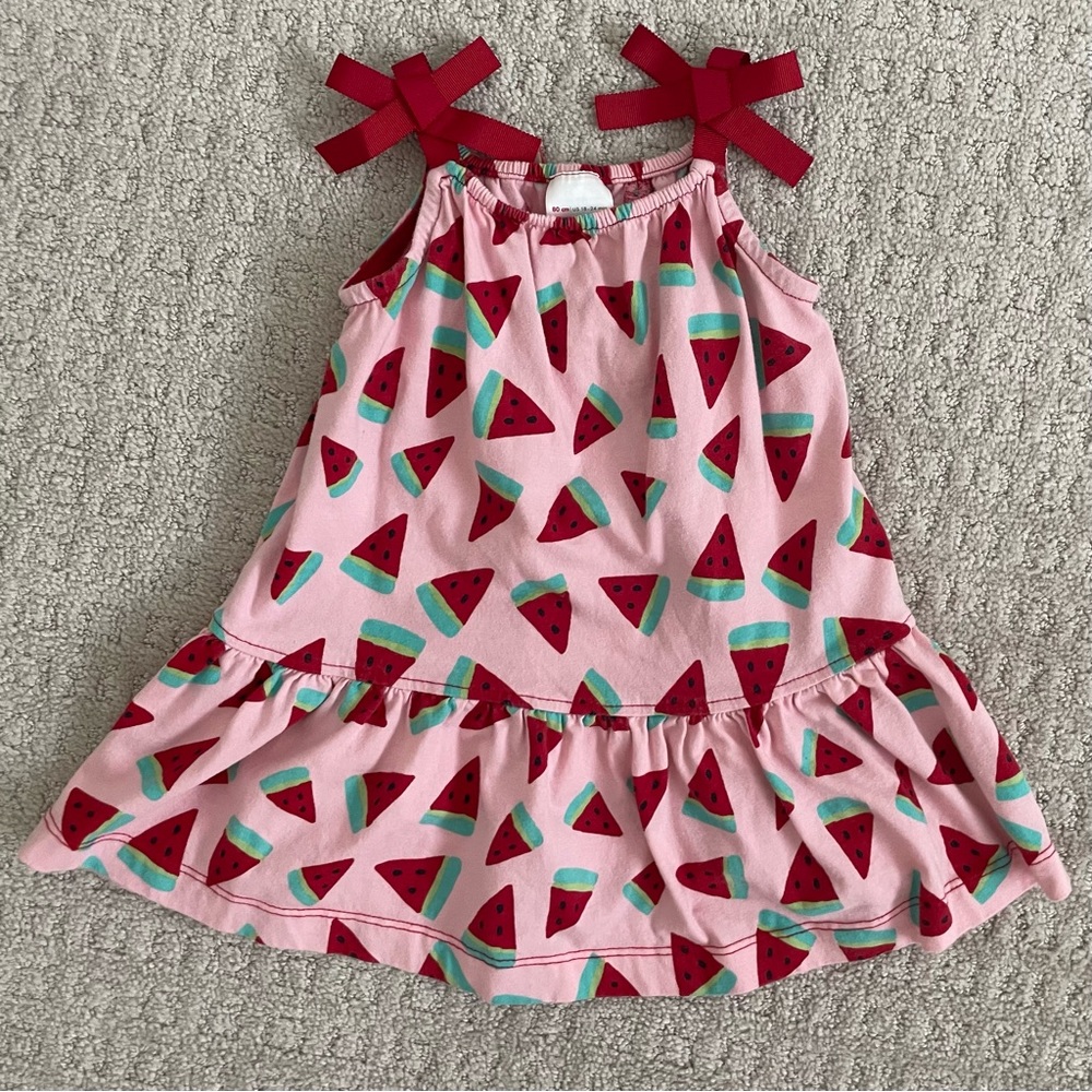 Hanna Andersson Watermelon Dress + Bloomer